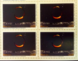 C 3820 Selo Eclipse Solar Sobral Lua Sol 2019 Quadra