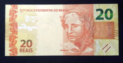 Cédula Flor de Estampa R$ 20,00 Segunda Família DC 021.953.709 Levy e Tombini
