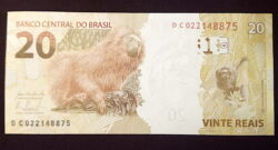 Cedula R$ 20 Reais Segunda Família DC022148875 Levy e Tombini