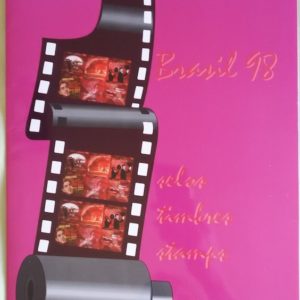 Coleção Anual de Selos do Brasil 1998 Capa Cinema