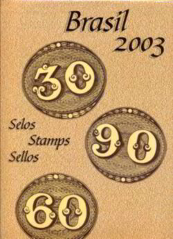 Colecao Anual de Selos do Brasil 2003