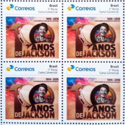 PB 116 Selo Personalizado Básico Jackson do Pandeiro Música 2019 Quadra