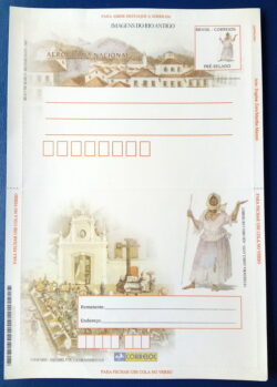 Cod 012 AEREGRAMA NACIONAL RIO ANTIGO DEBRET Rio de Janeiro