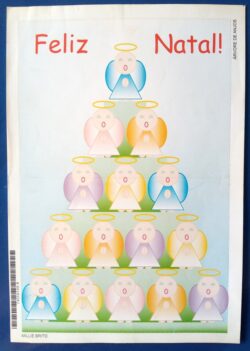 Cod 0024 AEROGRAMA NATAL ARVORE ANJOS