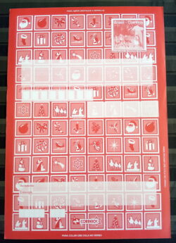Cod 0033 AEROGRAMA SOCIAL SURFISTA Feliz Natal Ano Novo