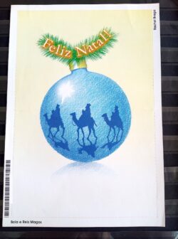Cod 0035 AEROGRAMA NATAL BOLAS REIS MAGOS