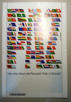 Cod 0046 AEROGRAMA ANO NOVO 2003 BANDEIRA