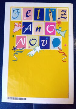 Cod 0051 AEROGRAMA ANO NOVO QUADRINHOS 2004