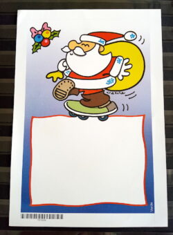 Cod 0061 AEROGRAMA NATAL 2005 PAPAI NOEL DE SKATE