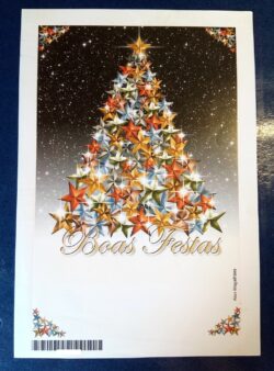 Cod 0064 AEROGRAMA NATAL ARVORE ESTRELAS