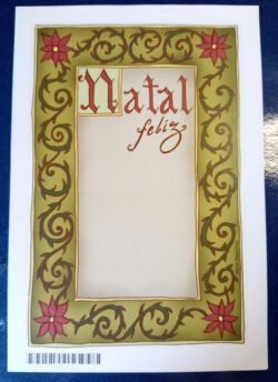 Cod 0067 AEROGRAMA NATAL VITRAL