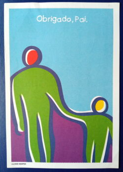 Cod 0078 AEROGRAMA OBRIGADO PAI 2010