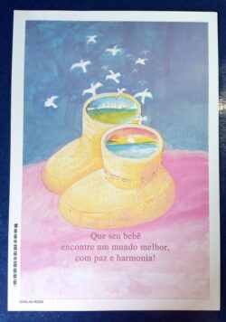 Cod 0086 AEROGRAMA NASCIMENTO BEBE SAPATINHOS