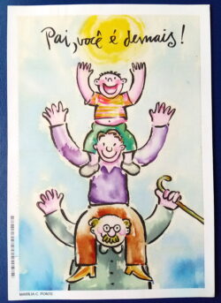 Cod 0090 AEROGRAMA PAI VOCE E DEMAIS