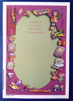 Cod 0091 AEROGRAMA BRINQUEDO DE CRIANÇA