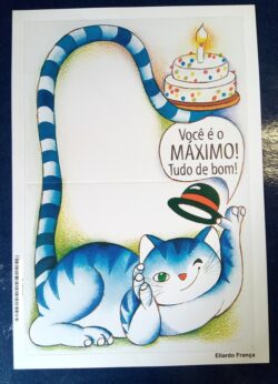 Cod 0097 AEROGRAMA ANIVERSÁRIO VOCÊ E O MÁXIMO