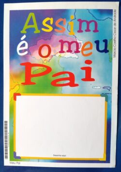 Cod 0107 AEROGRAMA PAIS ASSIM É MEU PAI