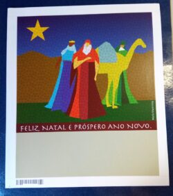 Cod 0148 AEROGRAMA DE NATAL 2011 VITRAL REIS MAGOS