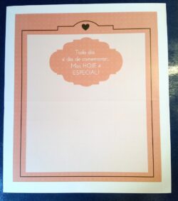 Cod 0165 AEROGRAMA NAMORADO 2015 ROSA