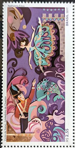 C 3747 Selo de Natal Soldadinho de Chumbo 2017 Gomado