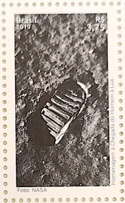 C 3831 Selo Chegada do Homem a Lua 2019