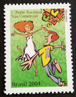 C 2558 Selo Despersonalizado Romance Abraco 2004