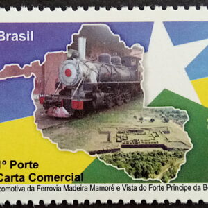 C 2926 Selo Despersonalizado Rondonia Trem Mapa 2009