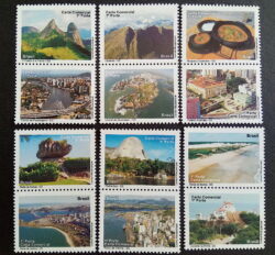 C 3015 Selo Despersonalizado Espirito Santo Turismo 2010 Serie Completa