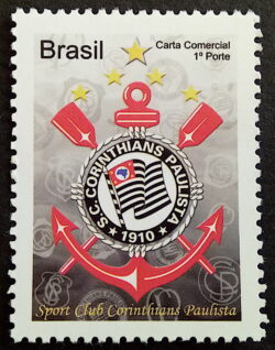 C 3030 Selo Despersonalizado Corinthians Futebol 2010 Vertical