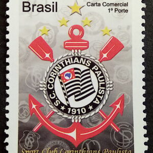 C 3030 Selo Despersonalizado Corinthians Futebol 2010 Vertical