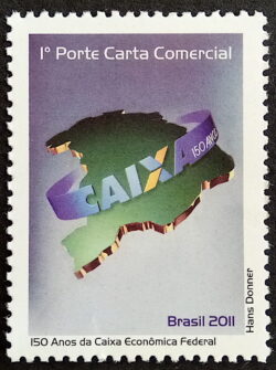 C 3079 Selo Despersonalizado Caixa Economica Federal Banco 2011