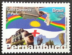 C 2777 Selo Despersonalizado Pernambuco Bandeira 2009