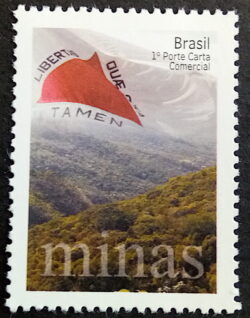 C 3182 Selo Despersonalizado Minas Bandeira 2012 Vertical Sem Legenda