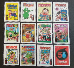 C 3336 Selo Despersonalizado Turma da Monica Crianca Desenho Infantil 2014