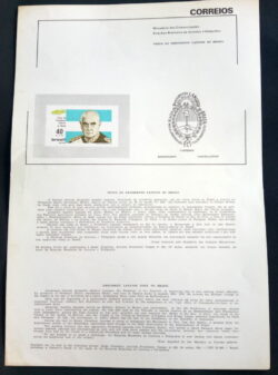 Edital 1972 10 Visita Presidente Argentina Lanusse Política Militar Sem Selo