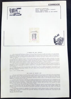Edital 1972 37 Semana De Arte Moderna Sem Selo CBC SP