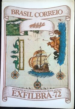 Edital 1972 67 EXFILBRA Filatelia Sem Selo