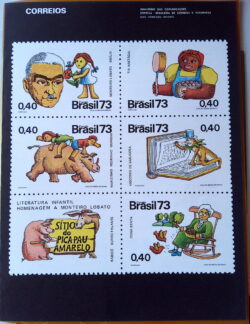 Edital 1973 135 Literatura Infantil Monteiro Lobato Com Selo Interno CPD MG