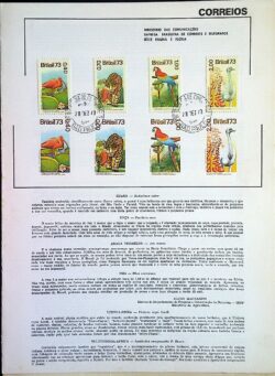 Edital 1973 149 Fauna Flora Com Selo CPD SP