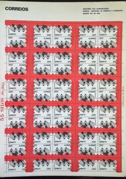 Edital 1973 73 Dia do Selo Sem Selo