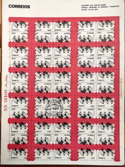 Edital 1973 73 Dia do Selo Sem Selo CPD Araraquara