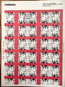 Edital 1973 73 Dia do Selo Sem Selo CPD e CBC SP