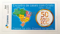 PB 119 Selo Personalizado Encontro de Casais Com Cristo 2019 Religio Mapa