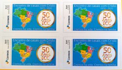 PB 119 Selo Personalizado Encontro de Casais Com Cristo 2019 Religiao Mapa Quadra