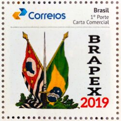 PB 122 Selo Personalizado Brapex 2019 Brapex BANDEIRAS