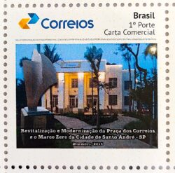 PB 120 Selo Personalizado Básico Praça dos Correios Santo Andre 2019