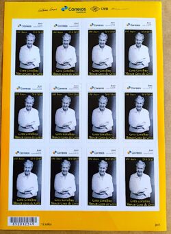 PB 125 Selo Personalizado Básico Cora Coralina  Escritora Literatura 2019 Folha