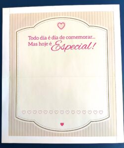 Cod 0163 AEROGRAMA MAE 2015 AMOR ROSA