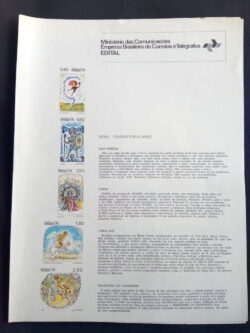 Edital 1974 01 Lendas Populares Brasileiras Saci Sem Selo