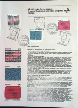 Edital 1974 03 Comunicacoes Com Selo CPD e CBC PB